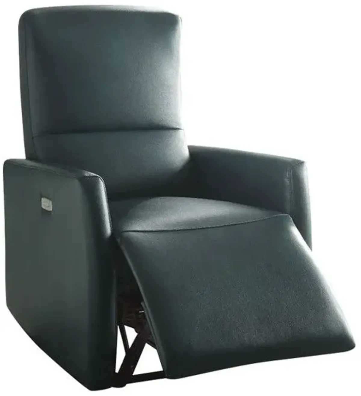 Leather-Aire Power Motion Recliner - Blue