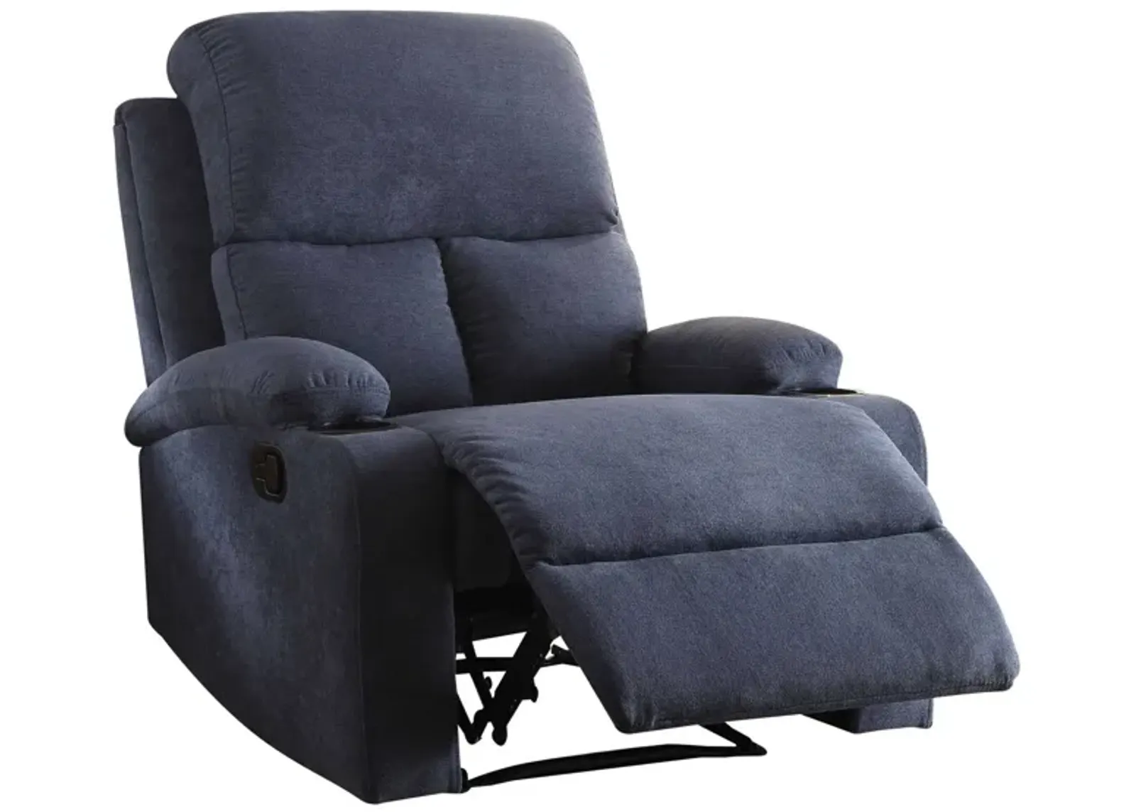 Linen Recliner - Blue