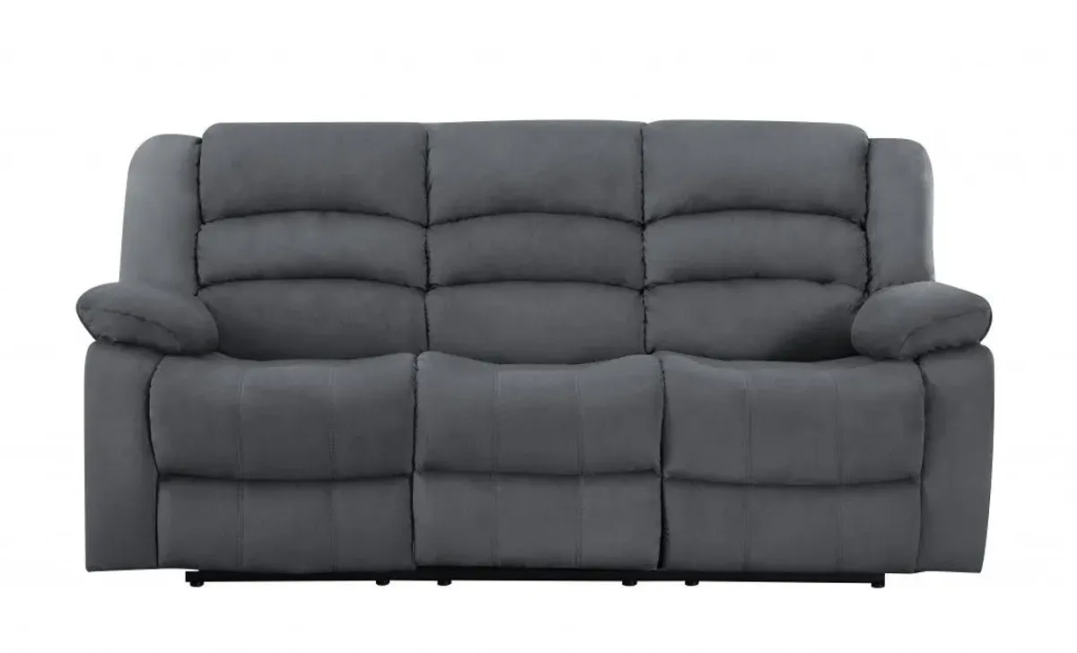Contemporary Fabric Sofa - Gray