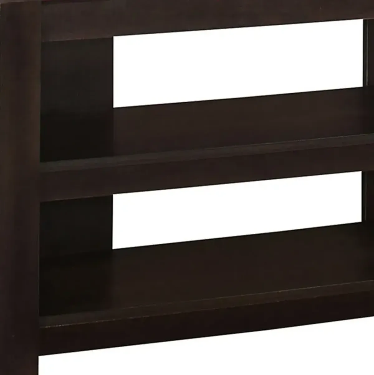 Open Shelving, TV Stand - Dark Brown