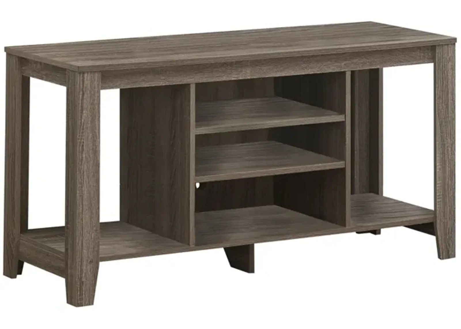 Open Shelving, TV Stand - Deep Taupe