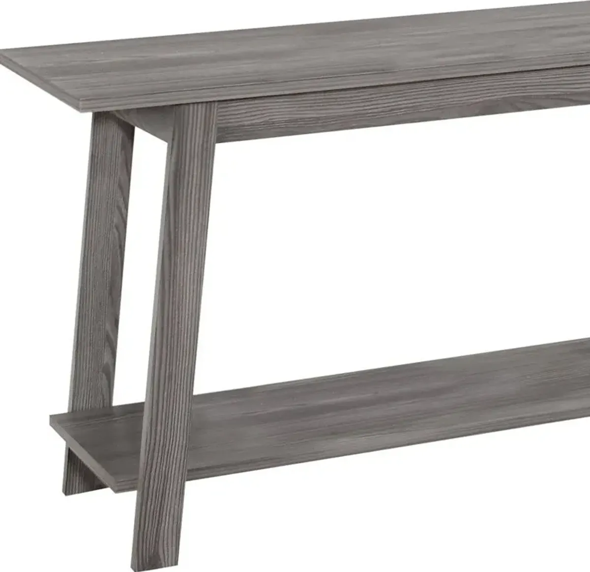 Open Shelving, TV Stand - Gray