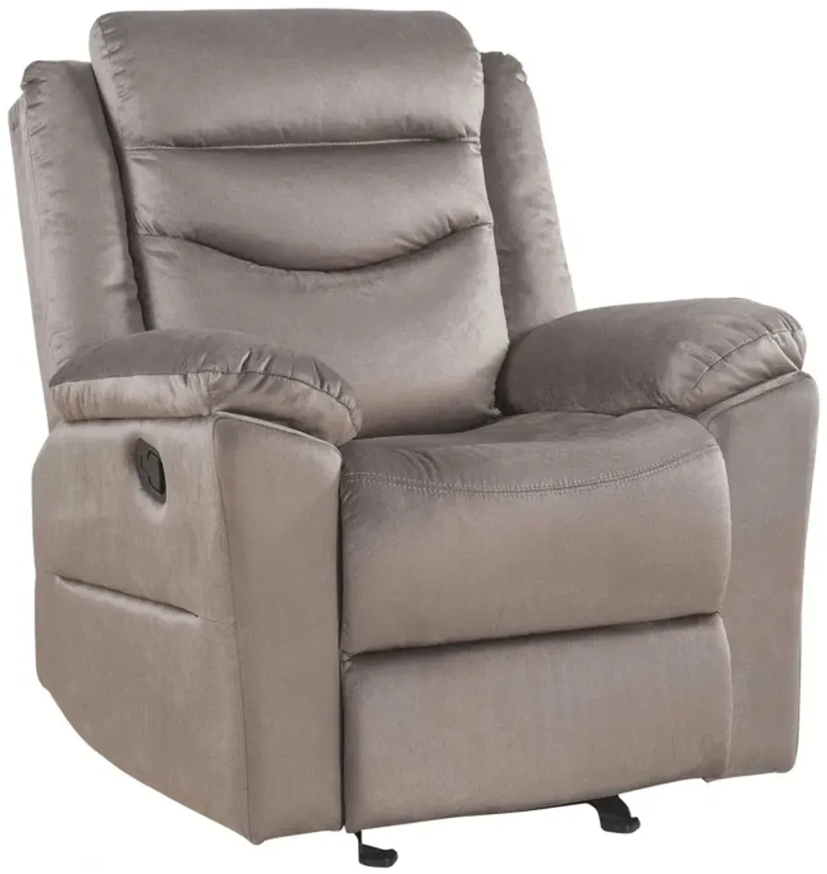 Velvet Recliner - Brown