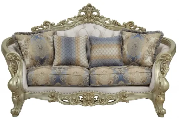 Floral Loveseat Pillows - Gold / Toss