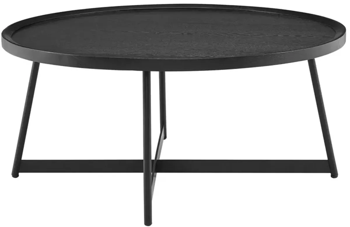 Round Coffee Table - Black