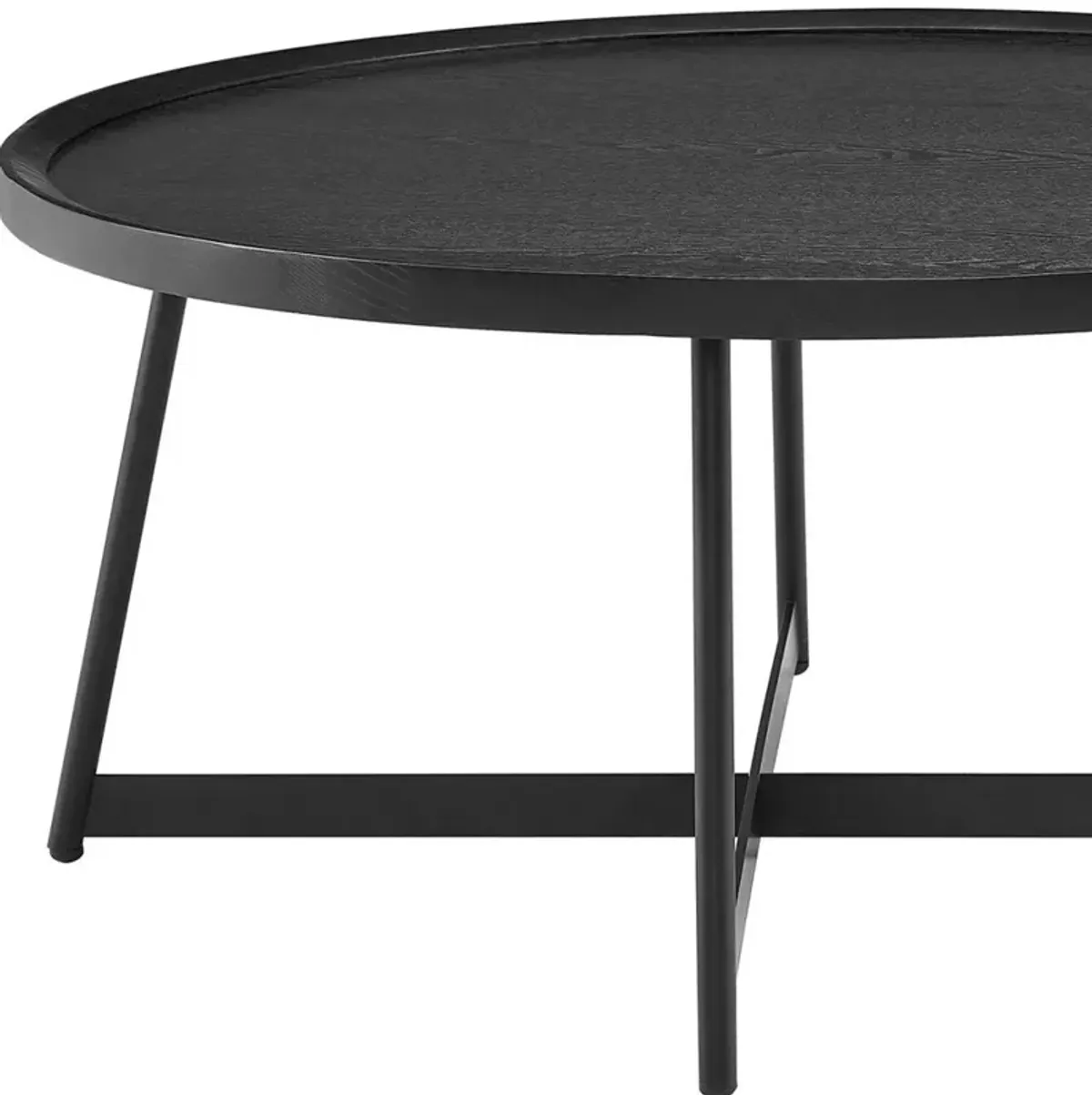 Round Coffee Table - Black