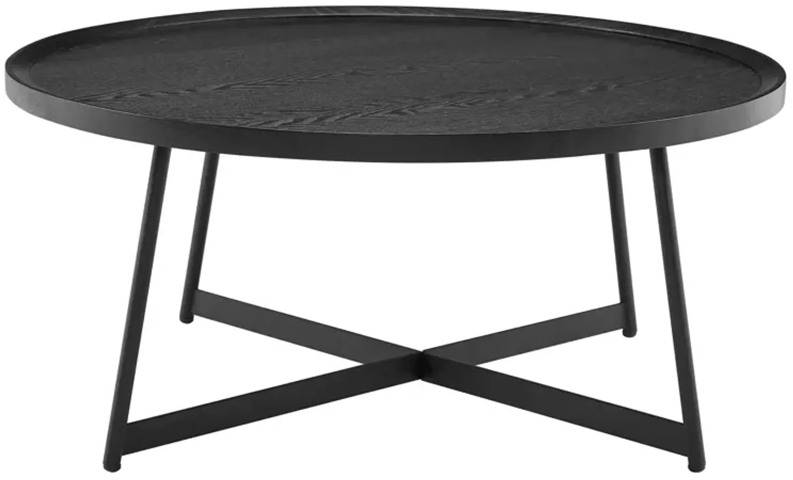 Round Coffee Table - Black