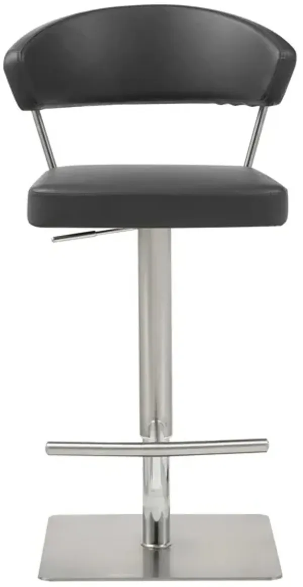 Stainless Steel Bar Chair - Black / Silver
