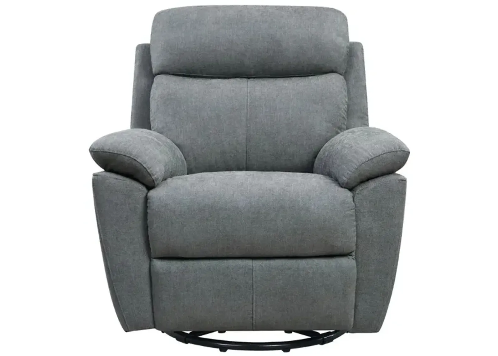 Fabric Power Recliner With Usb - Gray