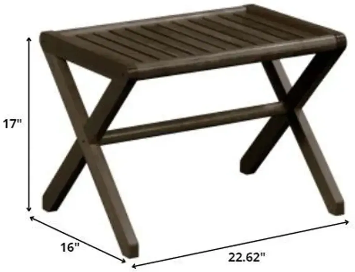 Bench / Bar Chair - Dark Brown