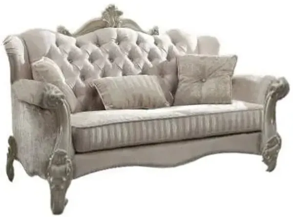 Chesterfield Loveseat Pillows - Ivory / Toss