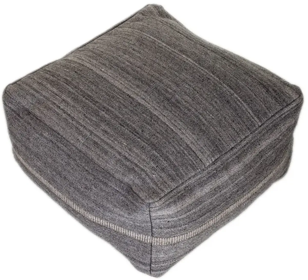 Stylish Pouf - Steel Gray