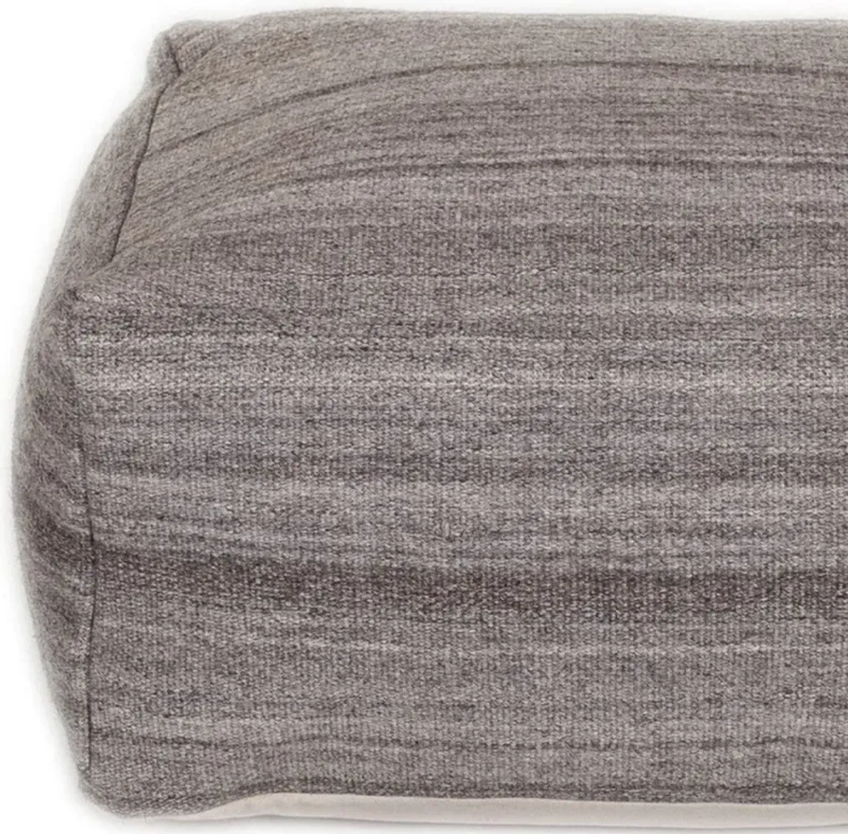 Pouf - Stone Gray / Brown