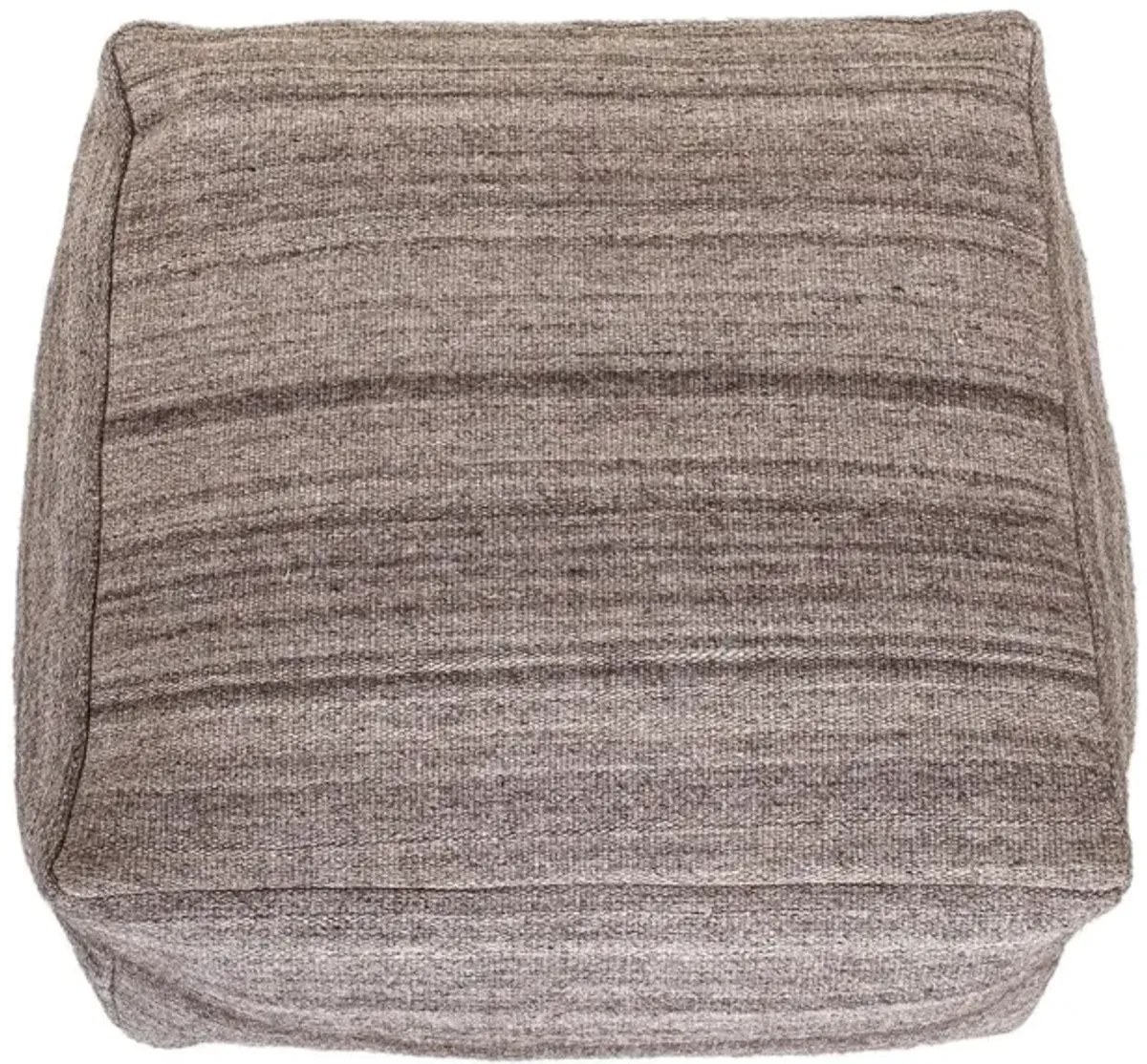 Pouf - Stone Gray / Brown