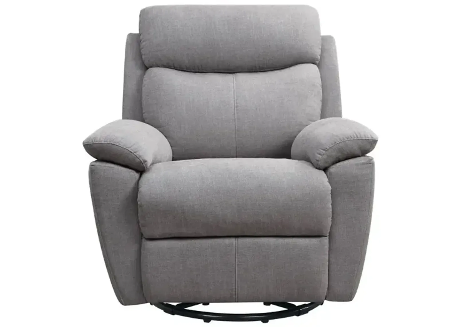 Fabric Power Recliner With Usb - Light Gray