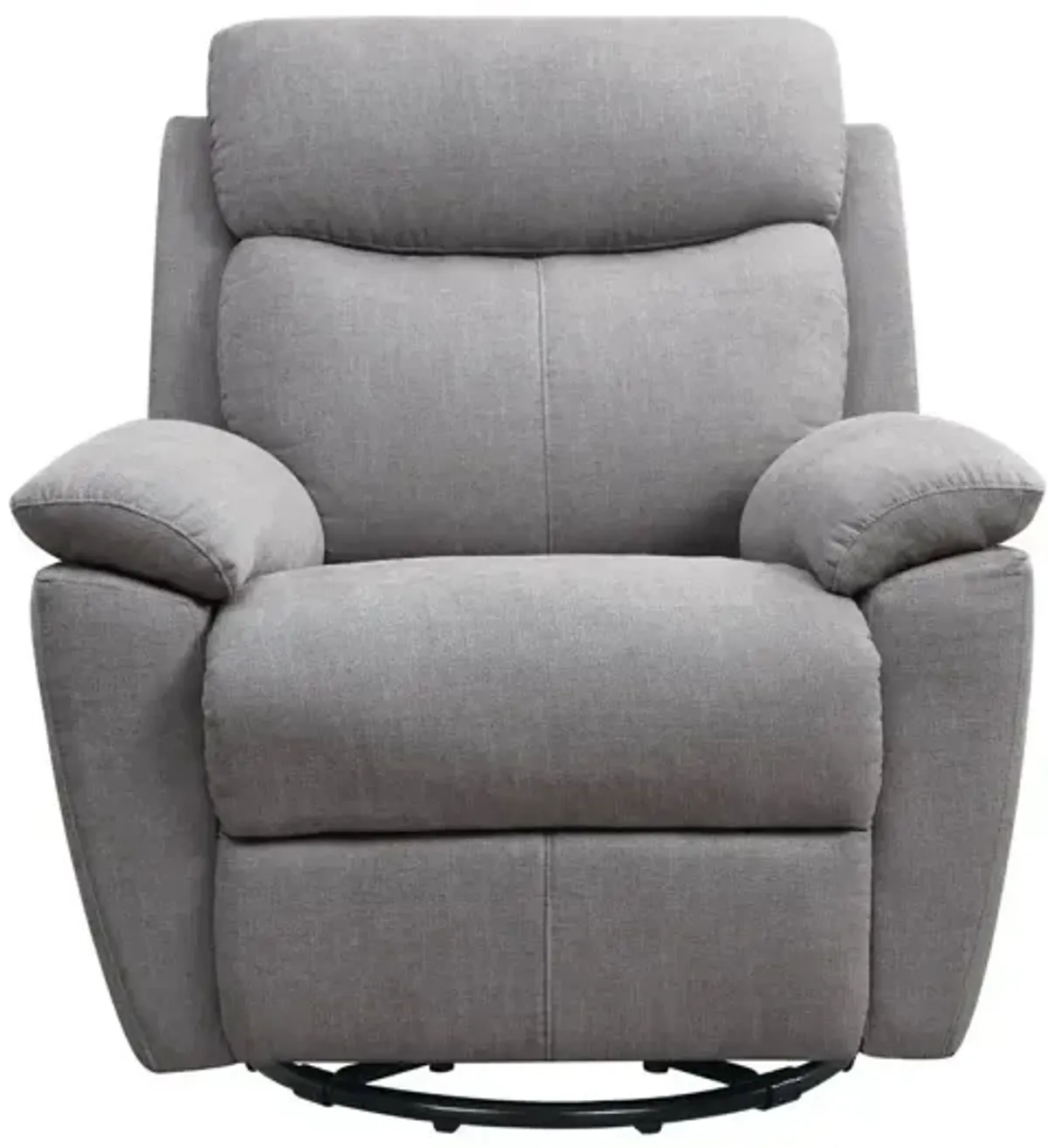 Fabric Power Recliner With Usb - Light Gray