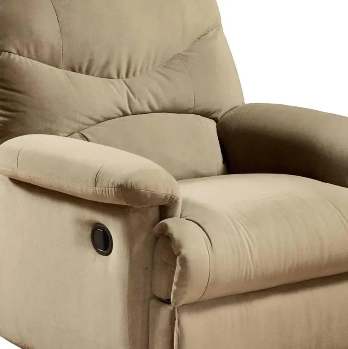 Microfiber Recliner - Beige