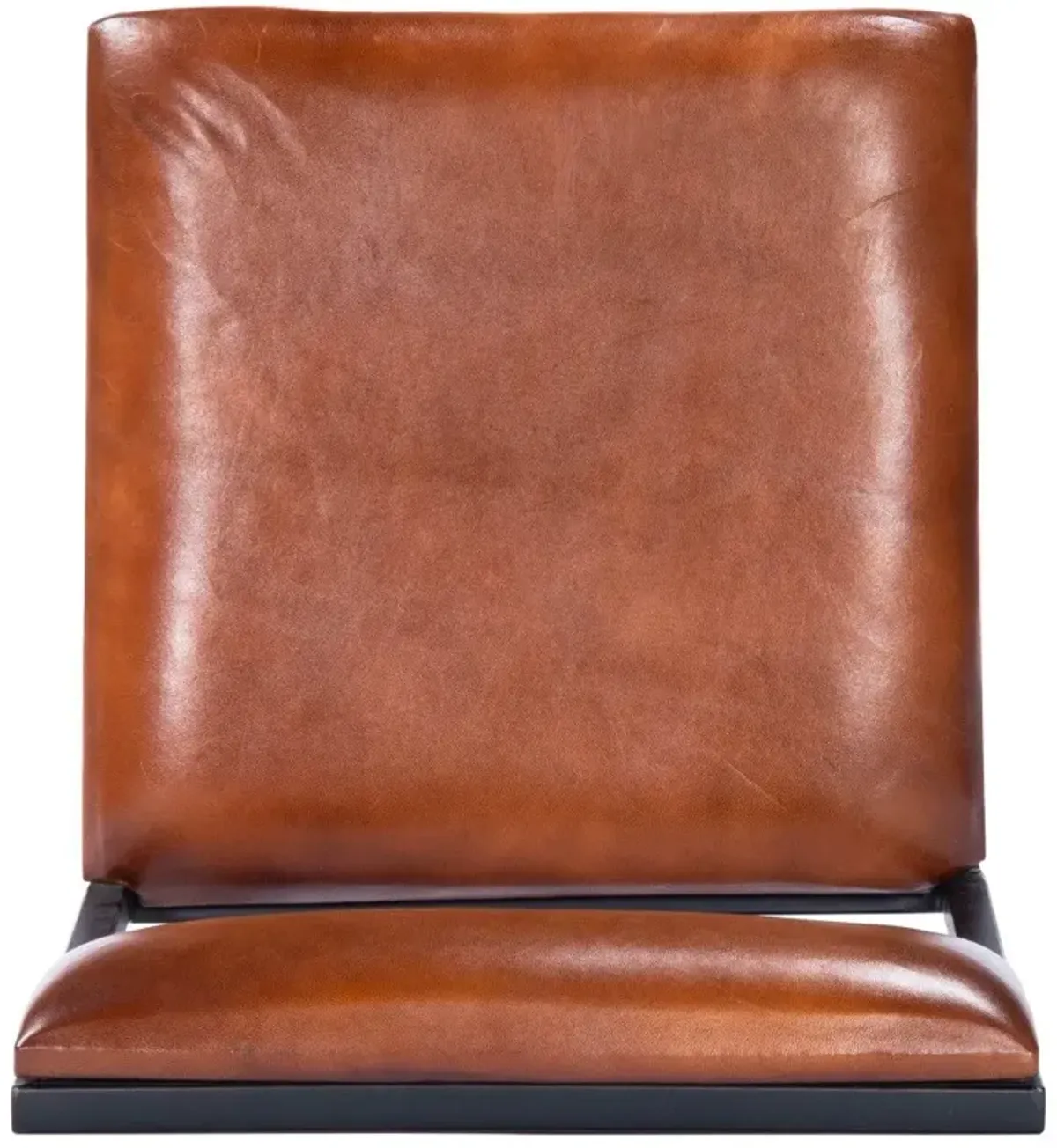 And Iron Bar Chair - Brown / Black