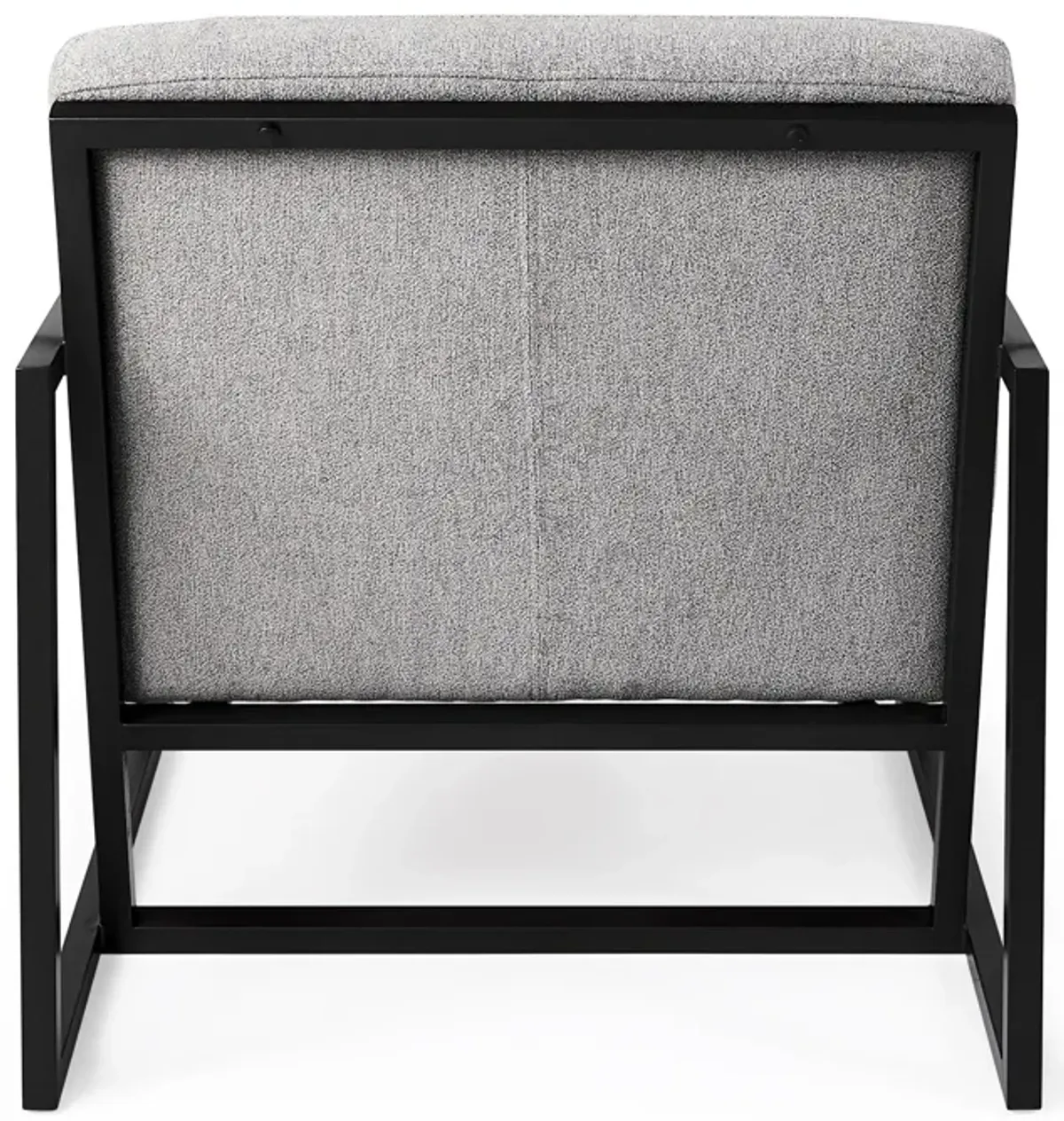 Geo Modern Accent Or Side Chair - Gray / Black