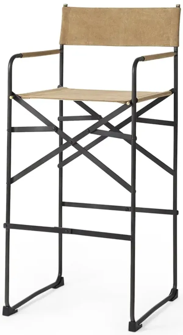 Bar Chair - Brown / Black