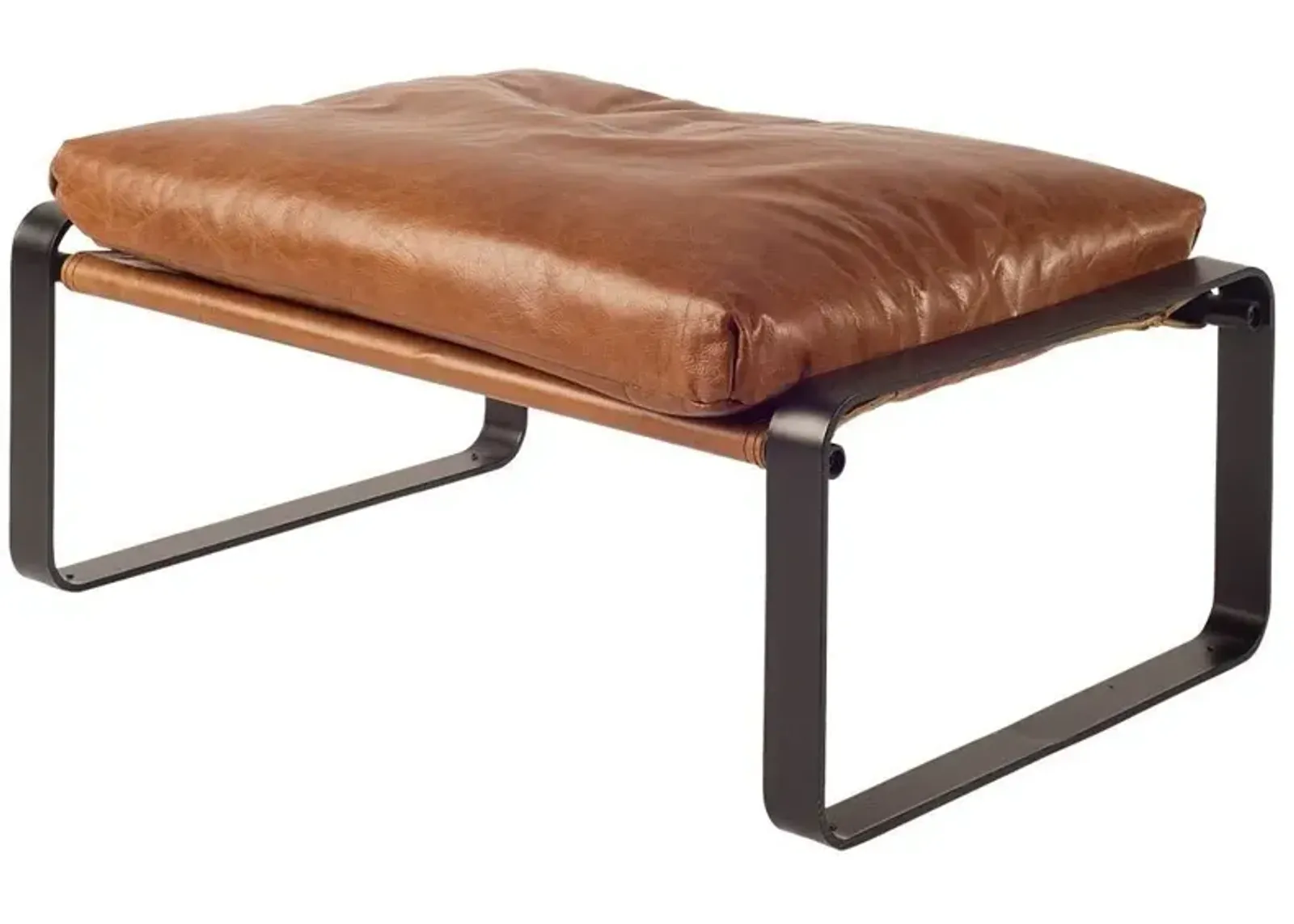 Ottoman Faux Leather - Brown