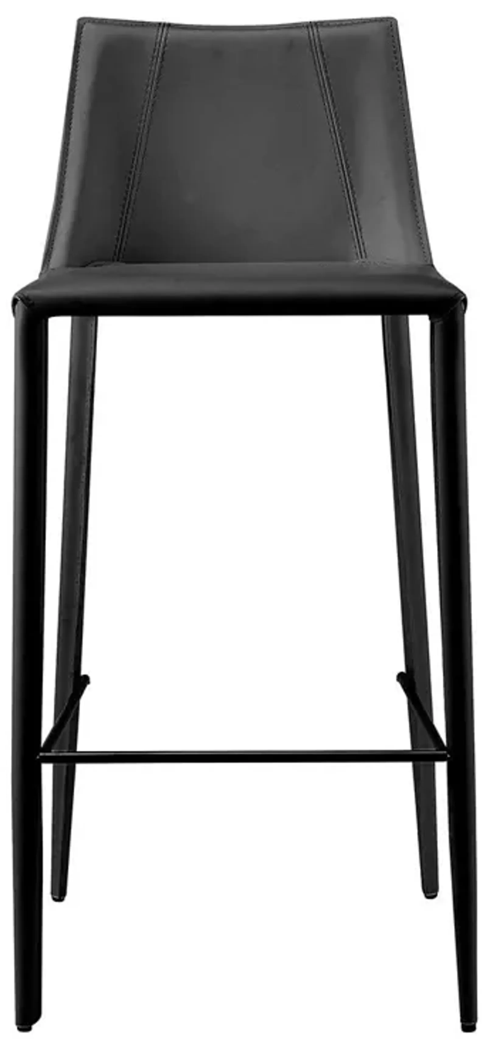 Steel Low Back Bar Height Bar Chair - Black