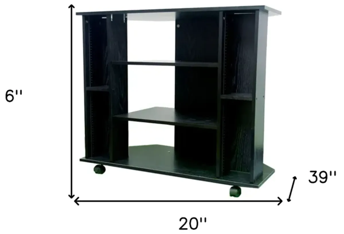 Open Shelving, TV Stand - Black