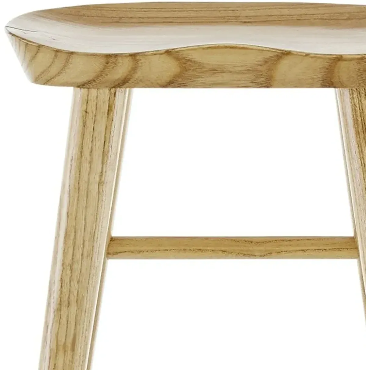 Backless Counter Height Bar Chair - Natural