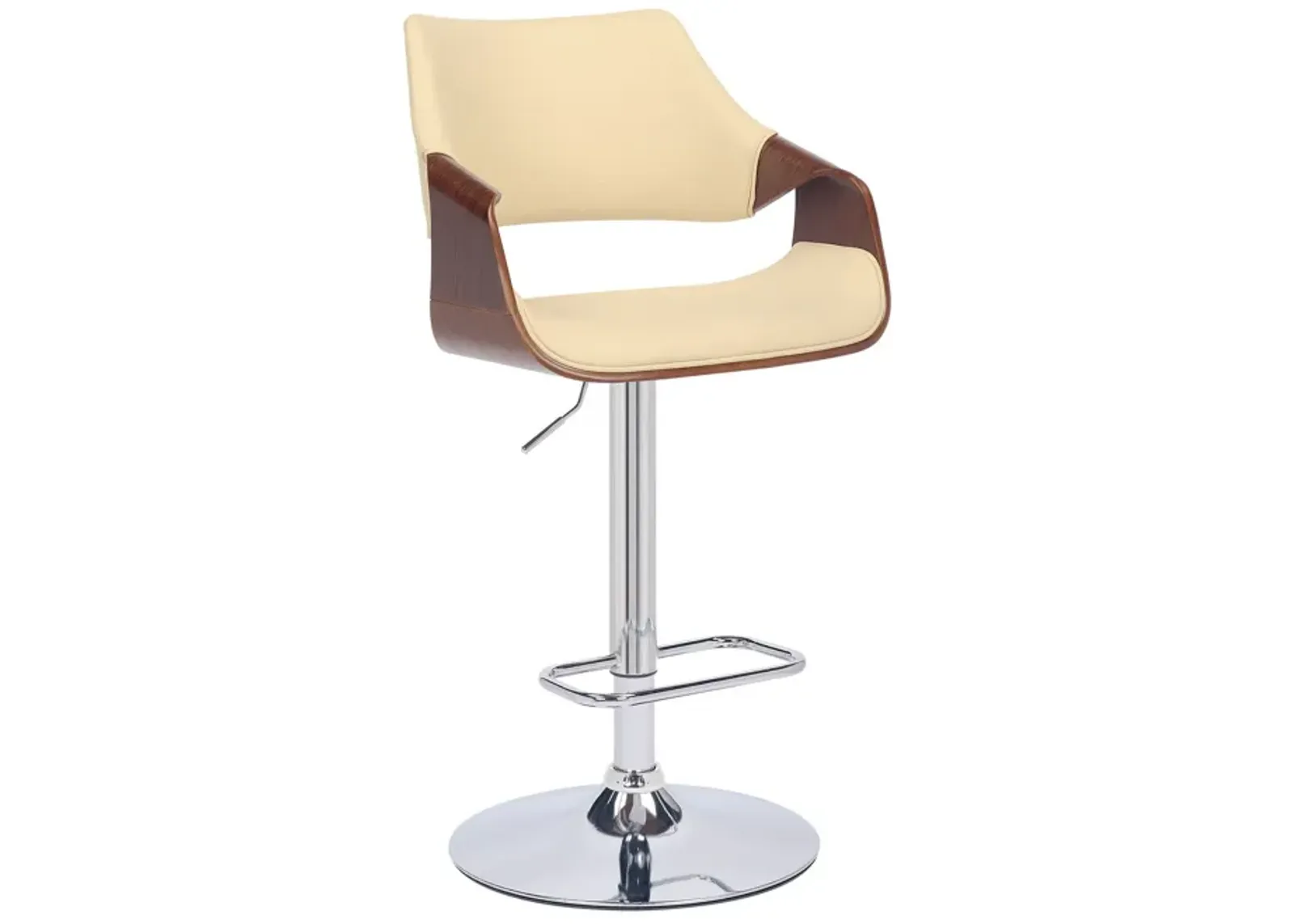 45" Swivel Adjustable Height Bar Chair - Cream