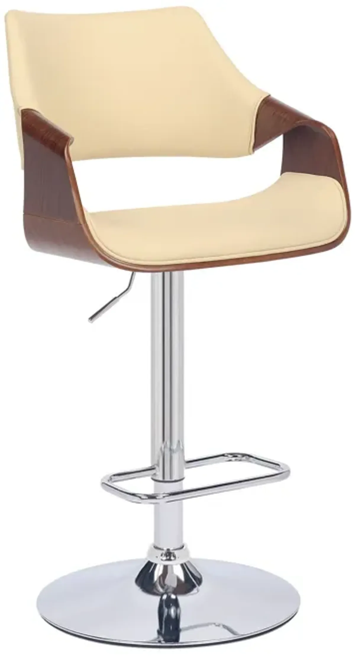 45" Swivel Adjustable Height Bar Chair - Cream