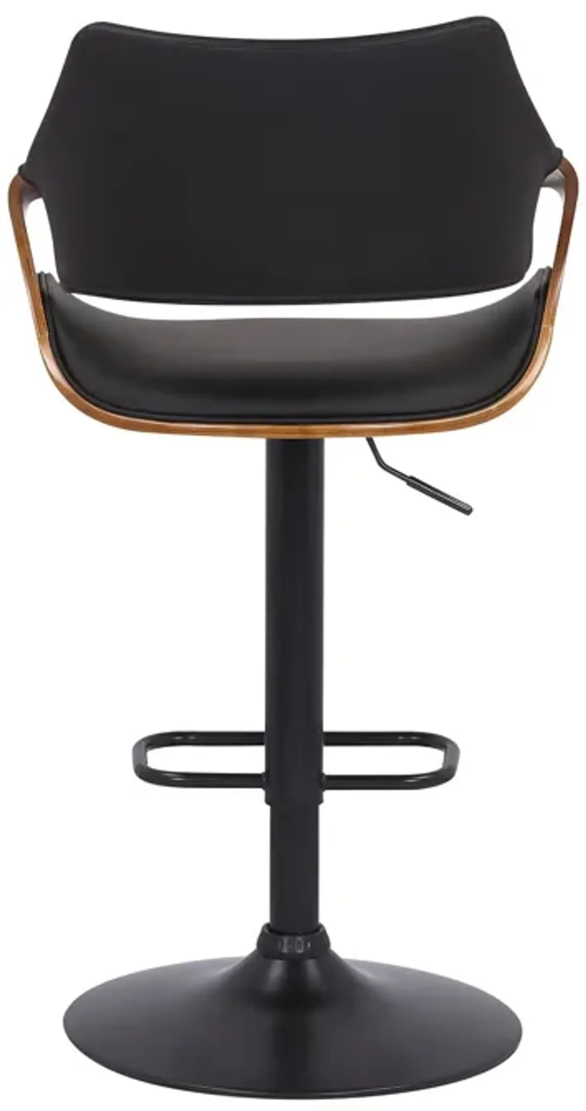 45" Swivel Adjustable Height Bar Chair - Black