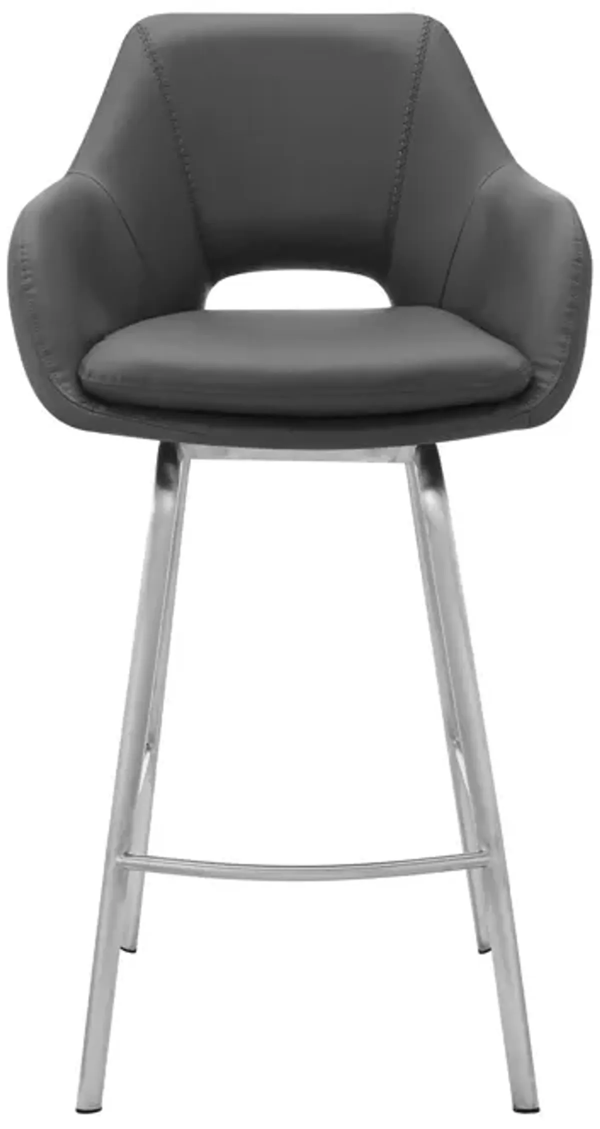 Swivel Low Back / Counter Height Bar Chair - Gray