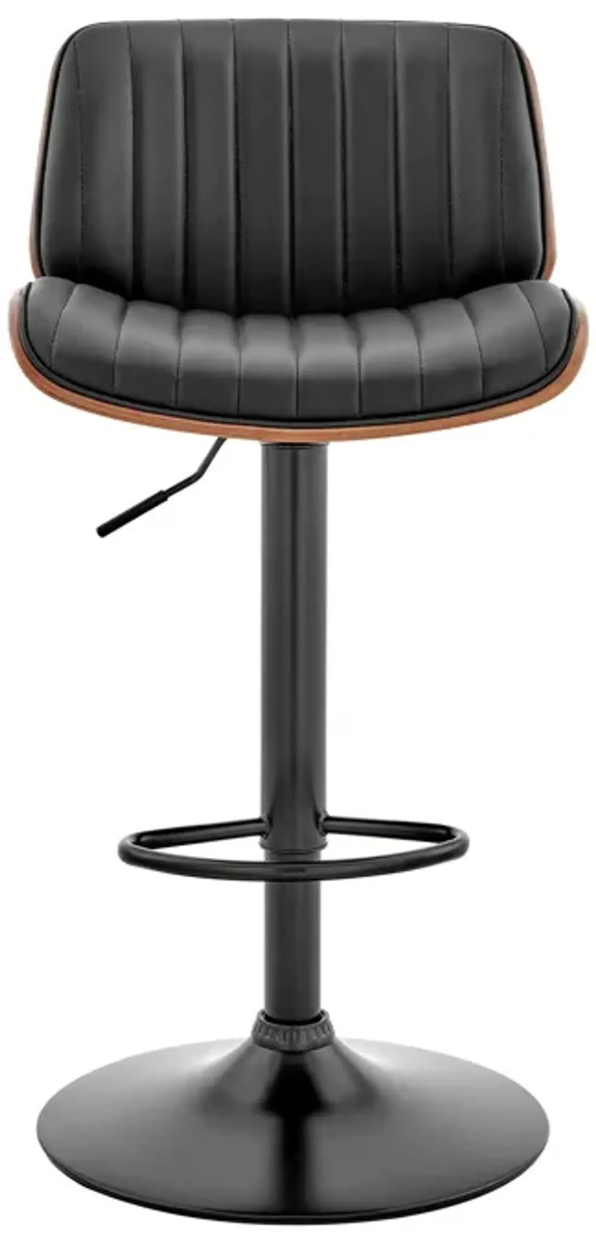 43" Swivel Adjustable Height Bar Chair - Black