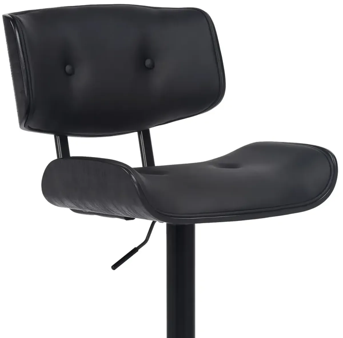 46" Swivel, Adjustable Height Bar Chair - Black