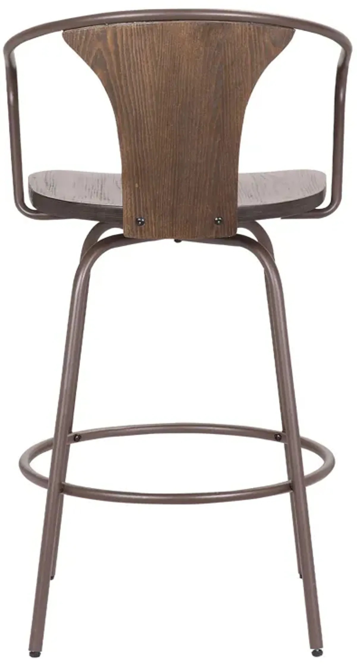 Swivel Bar Height Bar Chair - Brown