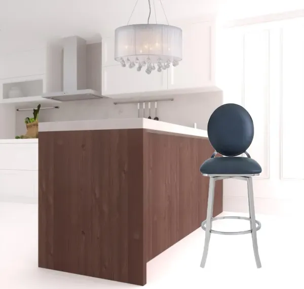 46" Swivel Bar Height, Bar Chair - Gray