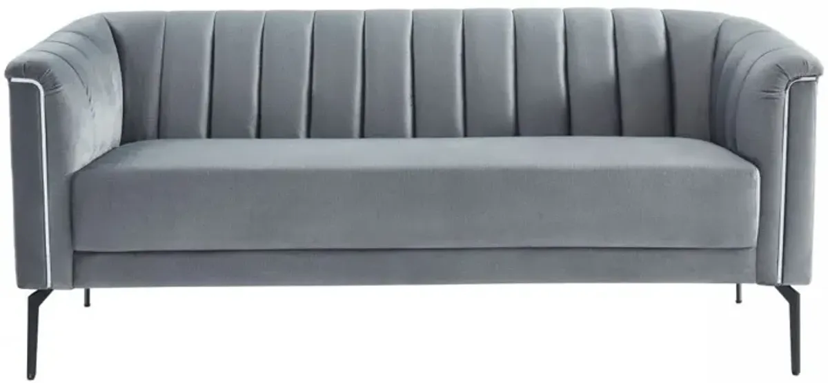 Sofa - Gray / Silver