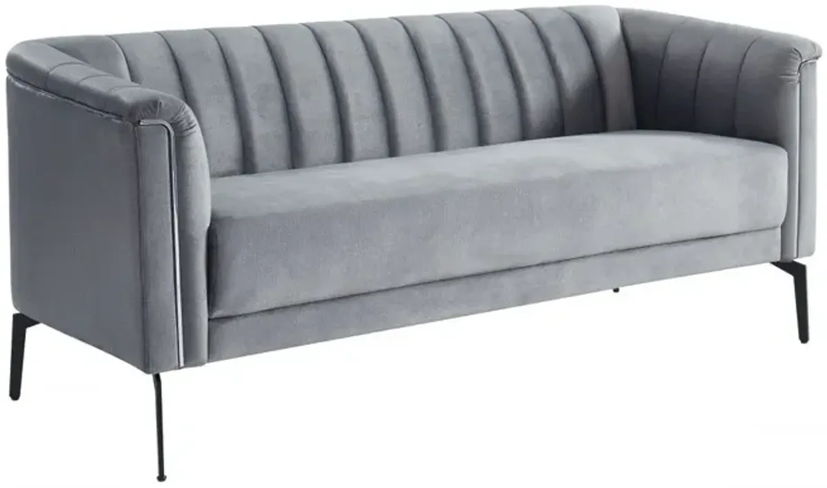 Sofa - Gray / Silver