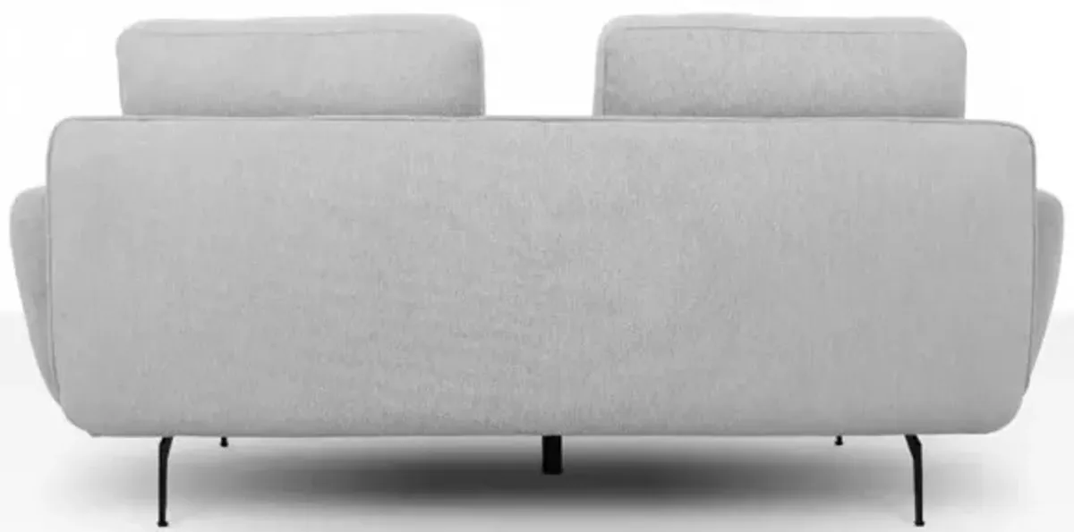 Contempo Retro Loveseat - Light Gray