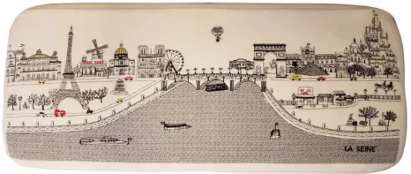 Wool Ottoman - Cream / Brown