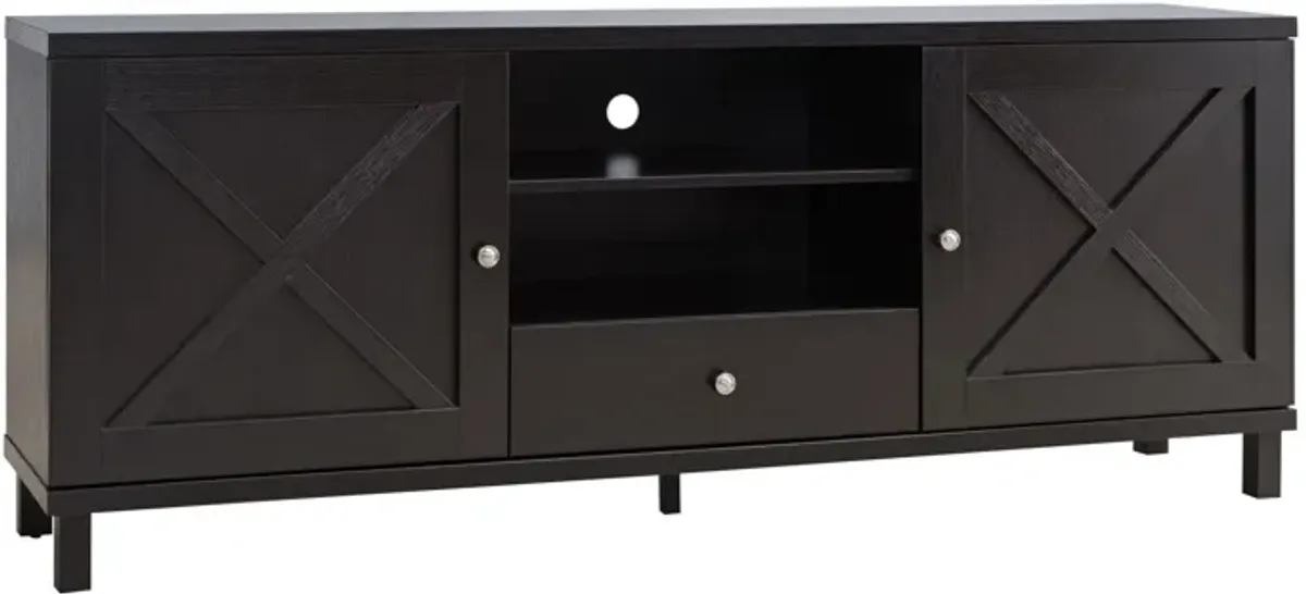 Manufactured Wood Cabinet Enclosed Storage TV Stand - Red Cocoa