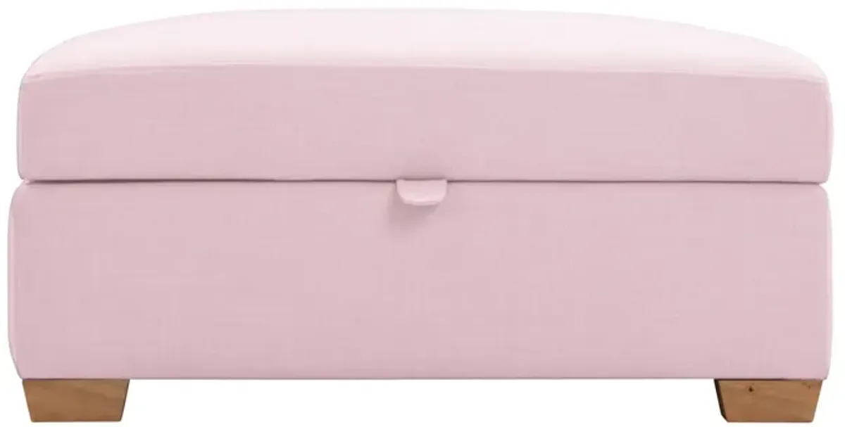 Linen And Natural Storage - Pink