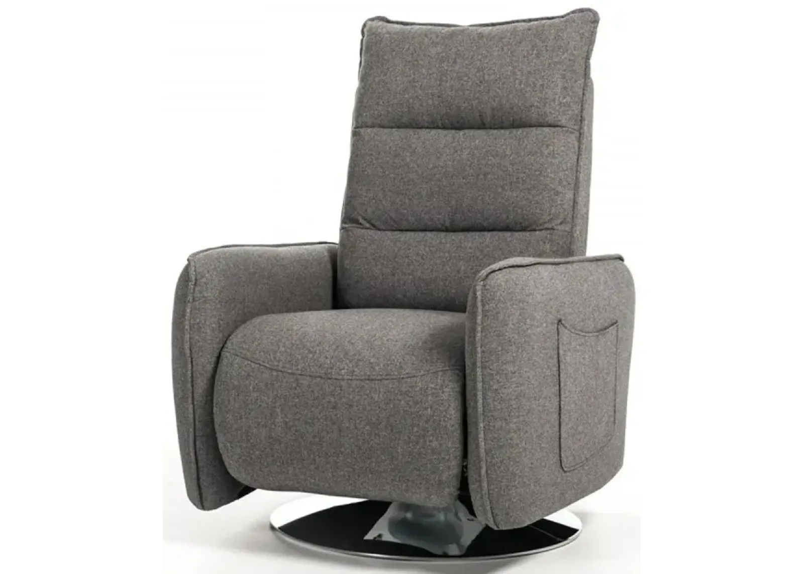 Fabric Modern Recliner Chair - Gray