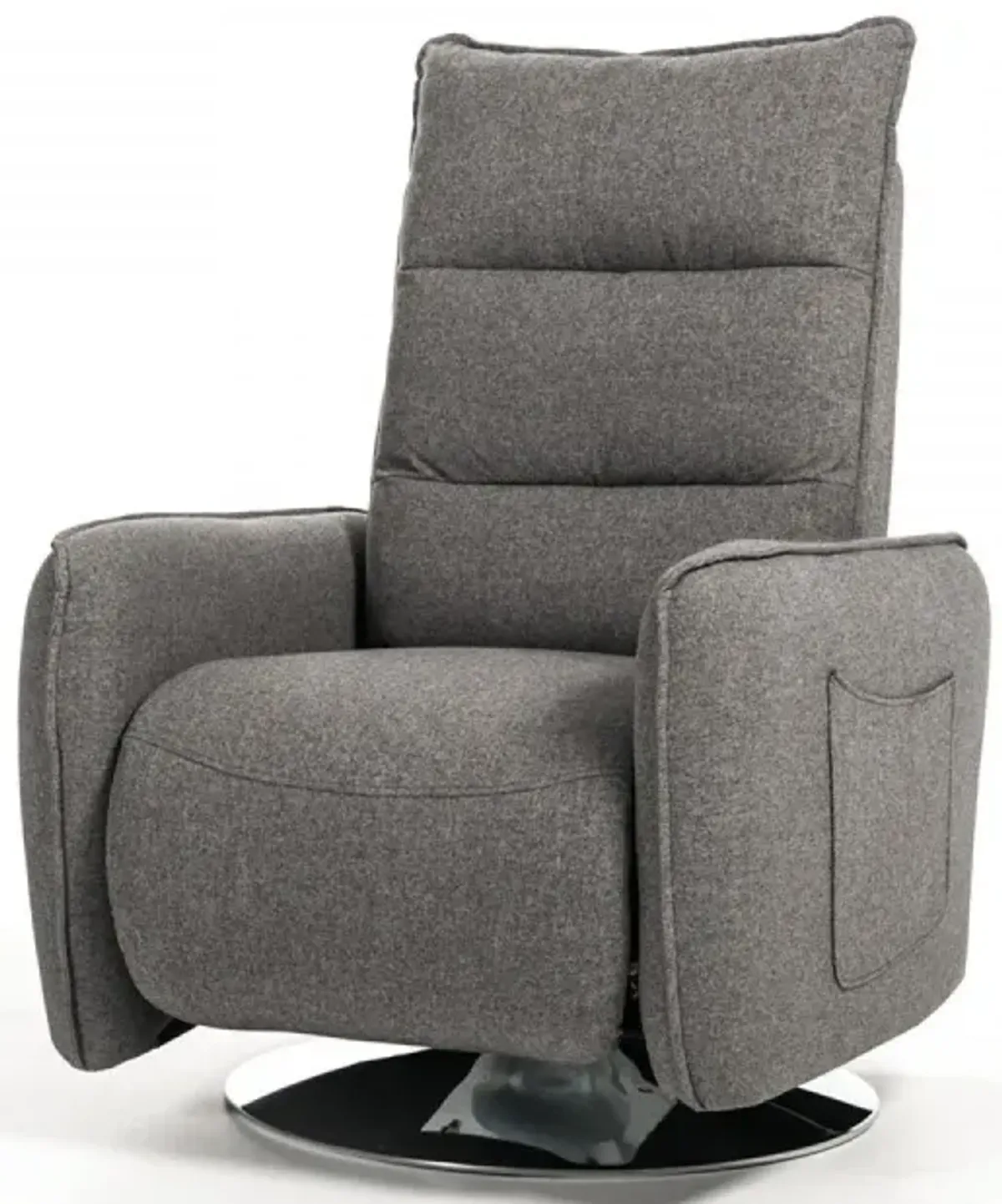 Fabric Modern Recliner Chair - Gray