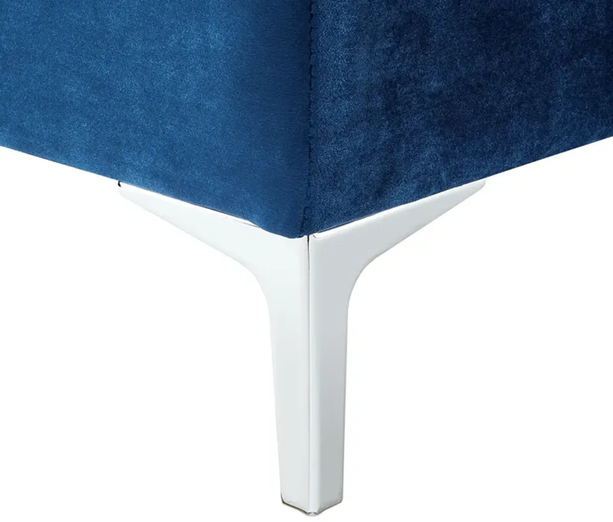 Velvet Storage - Navy Blue / Silver