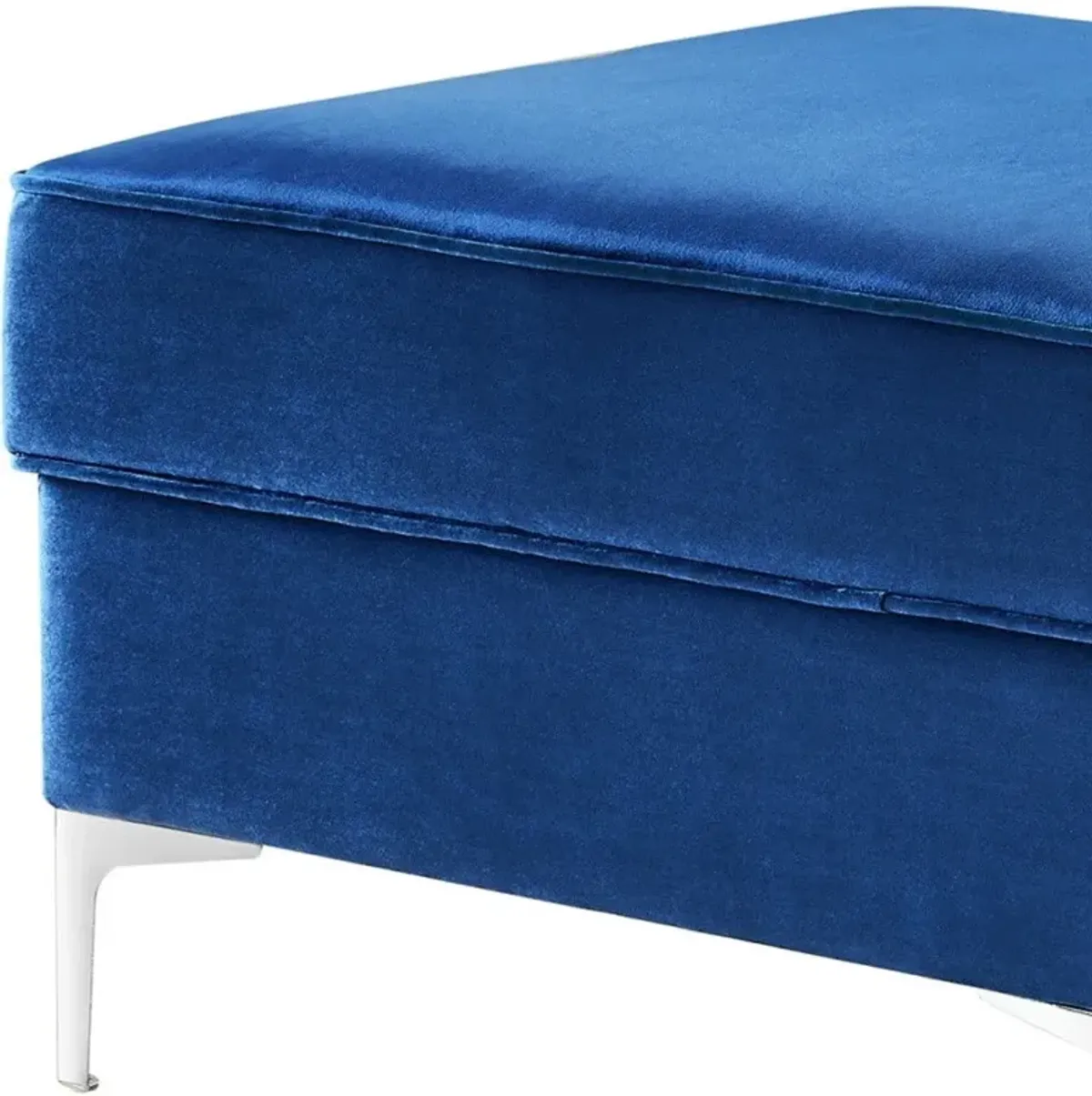 Velvet Storage - Navy Blue / Silver