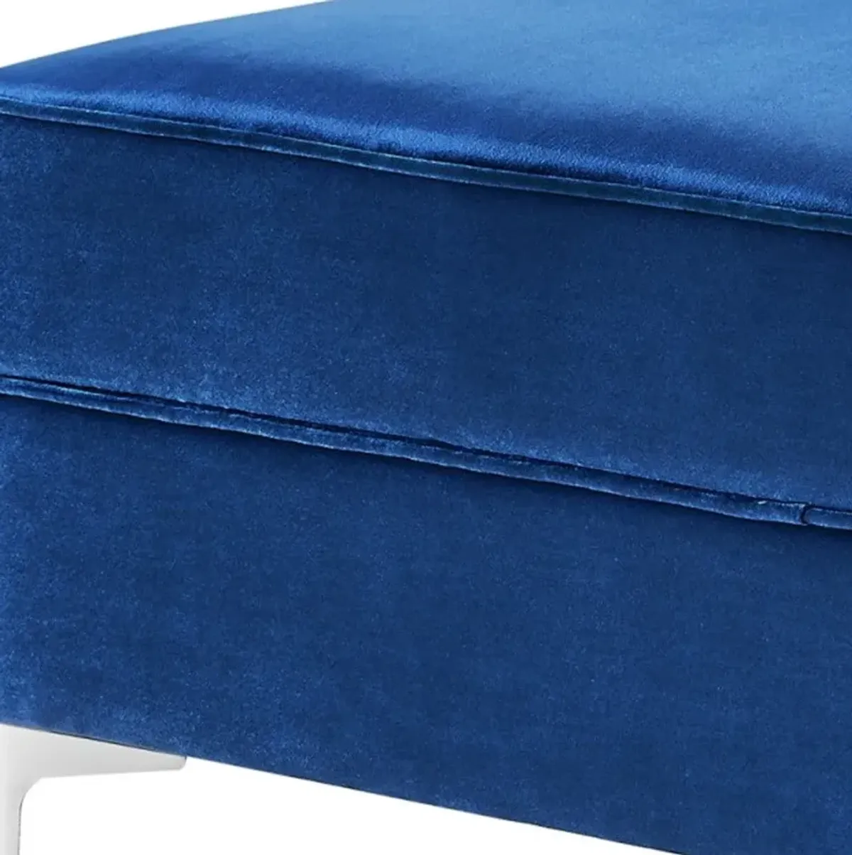 Velvet Storage - Navy Blue / Silver