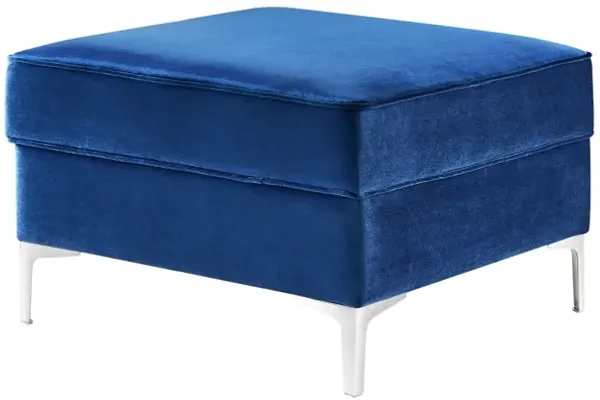 Velvet Storage - Navy Blue / Silver