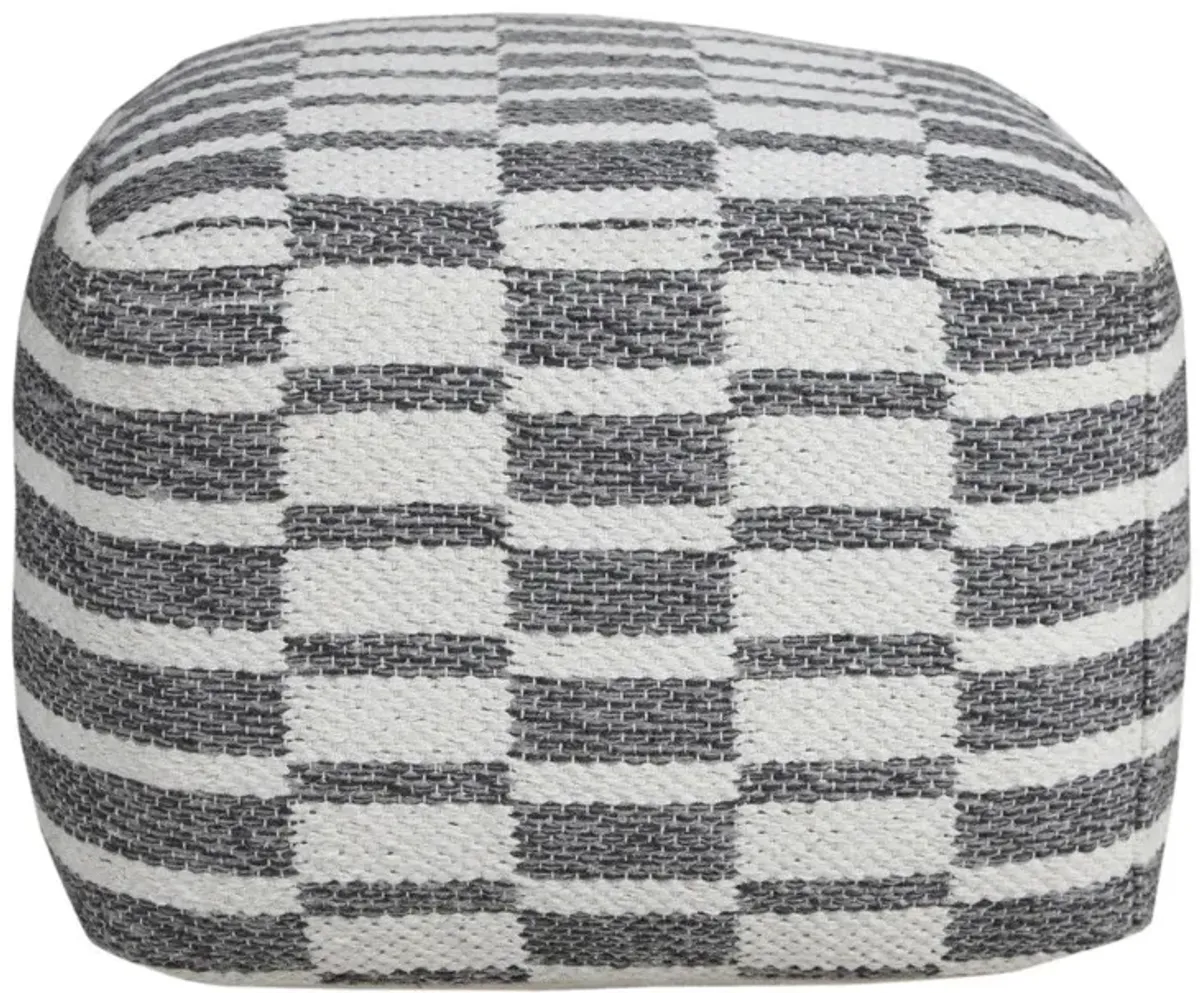 Ottoman Cotton Square - Gray