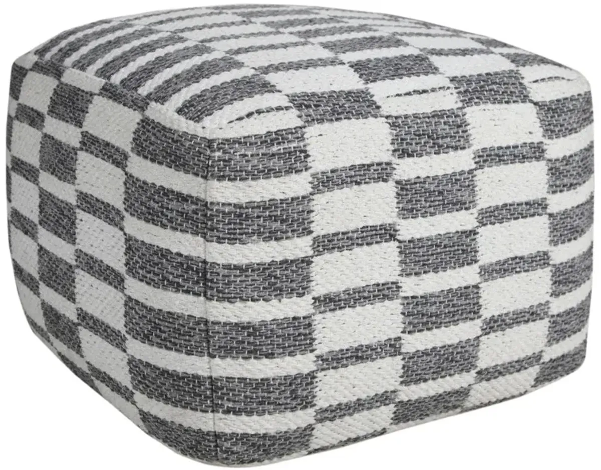 Ottoman Cotton Square - Gray